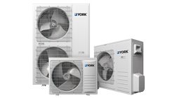 YORK HVAC fans on a white background
